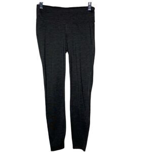 Old Navy Active Heathered Gray‎ Fitted Workout Leggings Running Tights Small